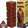 Egpull<STACK THE POOPS - Funny Classic Wood Block Stacking Tower Child Game Toy - Miniature Marvels: Airplane Models & Painted Dice