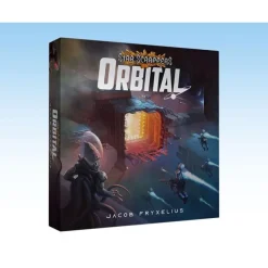 Board Game<Star Scrappers: Orbital AGS BG005 - Miniature Marvels: Airplane Models & Painted Dice