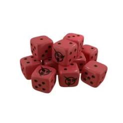 Dice<Star Trek Ascendancy Expansion: Dice (x10) - Klingon GF9 ST007 - Miniature Marvels: Airplane Models & Painted Dice
