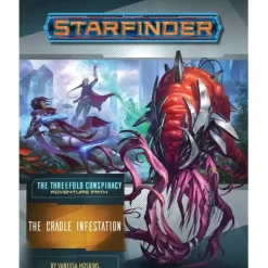 Role-playing Game<Starfinder Adventure Path #29: The Cradle Infestation (The Threefold Conspiracy 5 of 6) PZO 7229 - Miniature Marvels: Airplane Models & Painted Dice
