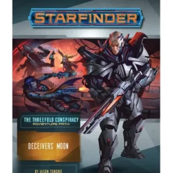 Role-playing Game<Starfinder Adventure Path #27: Deceivers Moon (The Threefold Conspiracy 3 of 6) PZO 7227 - Miniature Marvels: Airplane Models & Painted Dice