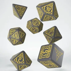 Dice<Starfinder Threefold Conspiracy Dice Set (7) QWS STAR3C - Miniature Marvels: Airplane Models & Painted Dice