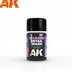 Paint<Starship: Detail Wash 35ml LTG AK-636 - Miniature Marvels: Airplane Models & Painted Dice