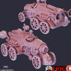 Miniature<Steam-Tech x600 Roadbuzzer - Miniature Marvels: Airplane Models & Painted Dice