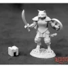 Miniature<Steelclaw, Catfolk Paladin: Dark Heaven Legends RPR 03928 - Miniature Marvels: Airplane Models & Painted Dice