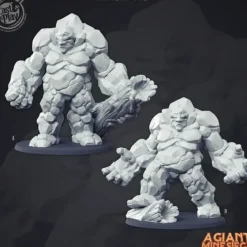 Miniature<Stone Giants - Miniature Marvels: Airplane Models & Painted Dice