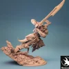 Miniature<Storm Frost Giant Charging - Miniature Marvels: Airplane Models & Painted Dice