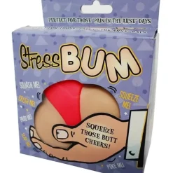 Egpull<STRESS BUM - Squeeze a Booty Ass Butt Squishy Fidget Adult Novelty Gift Toy - Miniature Marvels: Airplane Models & Painted Dice