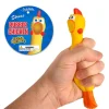 Egpull<STRESS CHICKEN - Squish Squeezable Squishy Hand Rubber Fidget Toy- Archie McPhee - Miniature Marvels: Airplane Models & Painted Dice