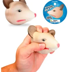 Egpull<STRESS POSSUM - Squish Squeezable Squishy Cute Figure Fidget Toy - Archie McPhee - Miniature Marvels: Airplane Models & Painted Dice