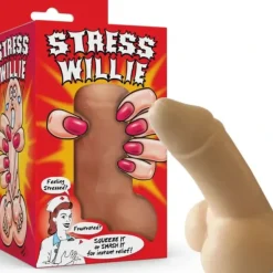 Egpull<STRESS WILLIE - Squeeze Squeezable Pecker Relief Adult Novelty Joke Toy Gift - Miniature Marvels: Airplane Models & Painted Dice