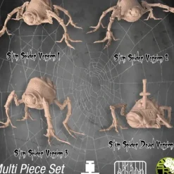 Miniature<Stun Spider - Miniature Marvels: Airplane Models & Painted Dice