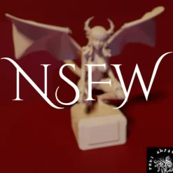 Miniature<Succubus, 28mm - Miniature Marvels: Airplane Models & Painted Dice