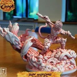 Miniature<Sun Wukong - Miniature Marvels: Airplane Models & Painted Dice