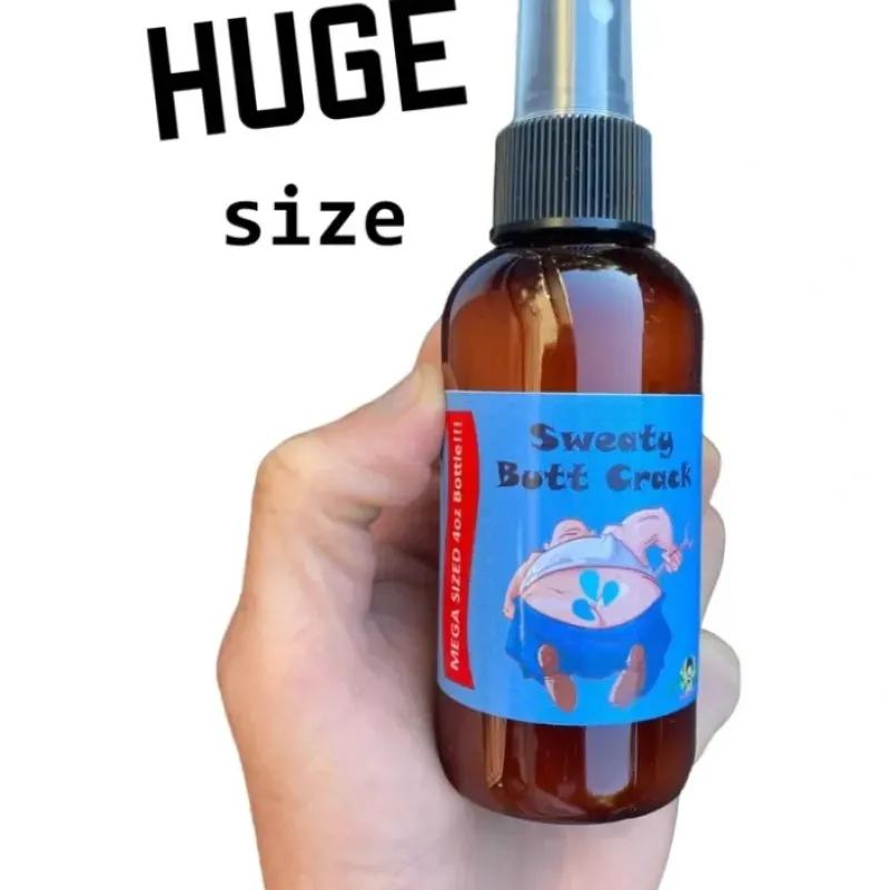 Egpull<SWEATY BUTT CRACK MEGA 4OZ SIZE LIQUID BOTTLE - Disgusting Ass Fart GaG Prank - Miniature Marvels: Airplane Models & Painted Dice