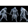 Miniature<Tabaxi Male - Miniature Marvels: Airplane Models & Painted Dice