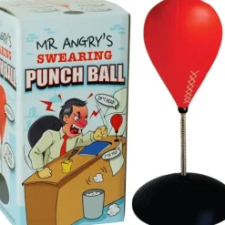Egpull<Talking Angry Swearing Curse Desk Punching Ball Bag - Office Joke GaG Boxing Toy - Miniature Marvels: Airplane Models & Painted Dice