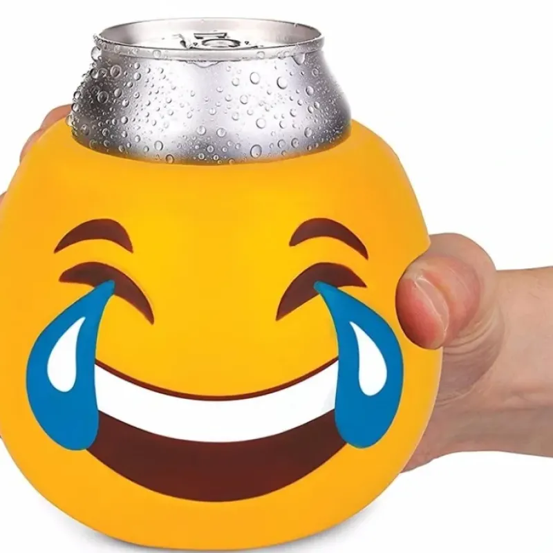 Egpull<TEARS OF JOY EMOJI - Foam Drink Can Bottle Beer Soda Cooler Cooler - BigMouth - Miniature Marvels: Airplane Models & Painted Dice