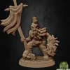 Miniature<Tegnar The Bloodthirsty - Miniature Marvels: Airplane Models & Painted Dice