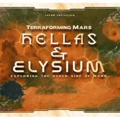 Board Game<Terraforming Mars: Hellas and Elysium Expansion SHG 7200 - Miniature Marvels: Airplane Models & Painted Dice