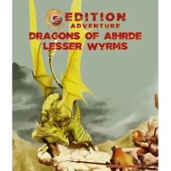 Role-playing Game<5th Edition: Dragons of Aihrde - Lesser Wyrms TLG 19334 - Miniature Marvels: Airplane Models & Painted Dice