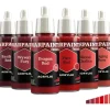 Paint<The Army Painter - Warpaints Fanatic: Cool Reds Flexible Triad - Miniature Marvels: Airplane Models & Painted Dice