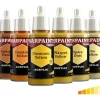 Paint<The Army Painter - Warpaints Fanatic: Yellows Flexible Triad - Miniature Marvels: Airplane Models & Painted Dice