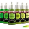 Paint<The Army Painter - Warpaints Fanatic: Vibrant Greens - Miniature Marvels: Airplane Models & Painted Dice