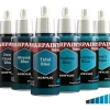 Paint<The Army Painter - Warpaints Fanatic: Deep Green-Blues - Miniature Marvels: Airplane Models & Painted Dice