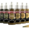 Paint<The Army Painter - Warpaints Fanatic: Ochres & Tans - Miniature Marvels: Airplane Models & Painted Dice
