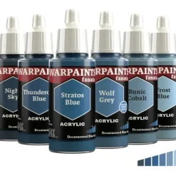 Paint<The Army Painter - Warpaints Fanatic: Desaturated Blue-Greys Flexible Triad - Miniature Marvels: Airplane Models & Painted Dice