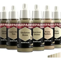 Paint<The Army Painter - Warpaints Fanatic: Light Neutrals - Miniature Marvels: Airplane Models & Painted Dice