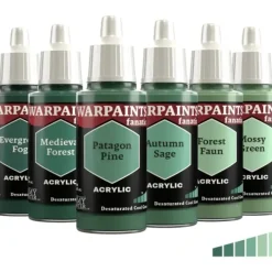 Paint<The Army Painter - Warpaints Fanatic: Desaturated Cool Greens - Miniature Marvels: Airplane Models & Painted Dice
