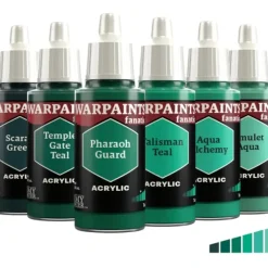 Paint<The Army Painter - Warpaints Fanatic: Teals - Miniature Marvels: Airplane Models & Painted Dice