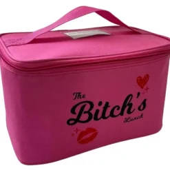 Egpull<The Bitch's Lunch Box Bag ~ Insulated Ice Chest Pink Cooler Bag - Fun Adult Gift - Miniature Marvels: Airplane Models & Painted Dice