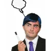 Egpull<The Cartoon Thought Bubble Dry-Erase Board Headband Sign - Costume Party Prop - Miniature Marvels: Airplane Models & Painted Dice