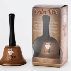 Egpull<THE COFFEE Hand Bell - Fancy Espresso Kitchen Bar Pub Office Desk Room ~NEW! - Miniature Marvels: Airplane Models & Painted Dice