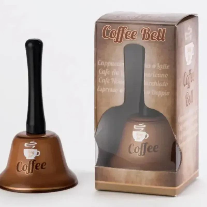 Egpull<THE COFFEE Hand Bell - Fancy Espresso Kitchen Bar Pub Office Desk Room ~NEW! - Miniature Marvels: Airplane Models & Painted Dice