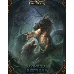 Role-playing Game<The Dark Eye RPG: Aventuria Bestiary PZO ULIUS25201ME - Miniature Marvels: Airplane Models & Painted Dice
