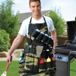 Egpull<THE GRILL SERGEANT BBQ APRON Barbeque Party Gift Prank Beer Holder Humor Joke - Miniature Marvels: Airplane Models & Painted Dice