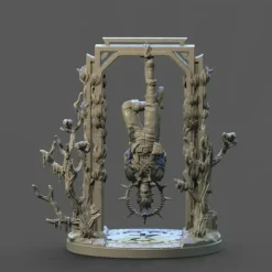 Miniature<The Hanged Man Tarot - Miniature Marvels: Airplane Models & Painted Dice