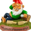 Egpull<The Hungover Drunk Garden Gnome - Funny Outdoor Statue - BigMouth Inc - Miniature Marvels: Airplane Models & Painted Dice