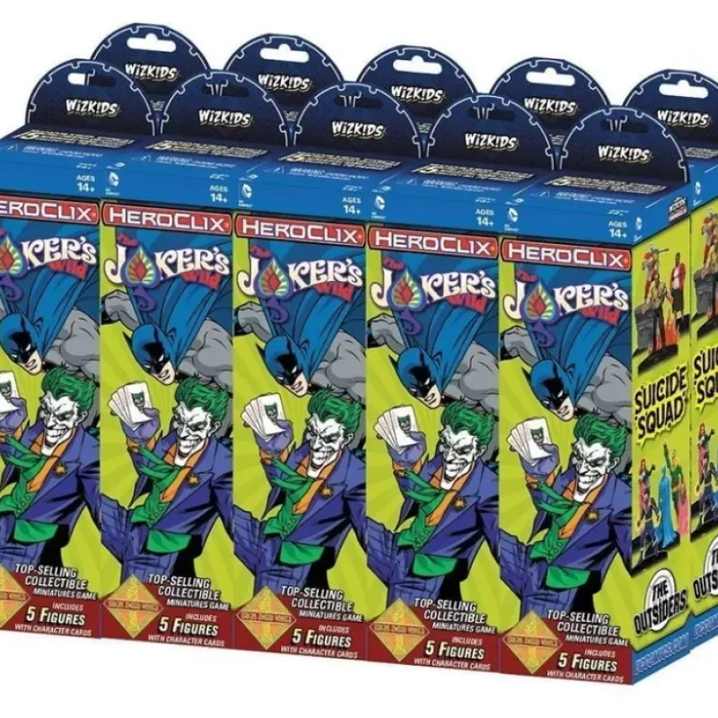 Miniature<The Joker's Wild! (Booster Brick)(10): DC Comics HeroClix WZK 72504 - Miniature Marvels: Airplane Models & Painted Dice