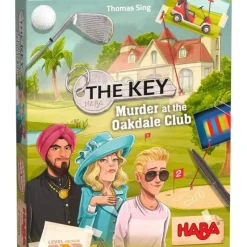 Board Game<The Key: Murder at Oakdale Club HAB 305941 - Miniature Marvels: Airplane Models & Painted Dice