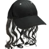 Egpull<The Mullet Hat with Brown Hair (Business in Front, Party in Back!) FUNNY! - Miniature Marvels: Airplane Models & Painted Dice