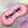 Egpull<THE QUEEN IS SLEEPING Mask - Funny Female Sleep Eye Blindfold Soft EyeMask Gift - Miniature Marvels: Airplane Models & Painted Dice