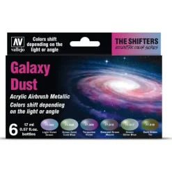 Accessories<The Shifters Set: Galaxy Dust - Miniature Marvels: Airplane Models & Painted Dice