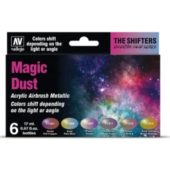 Accessories<The Shifters Set: Magic Dust - Miniature Marvels: Airplane Models & Painted Dice