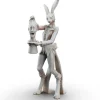 Miniature<The White Rabbit - Miniature Marvels: Airplane Models & Painted Dice