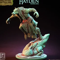 Miniature<Tikbalang Hayden - Miniature Marvels: Airplane Models & Painted Dice